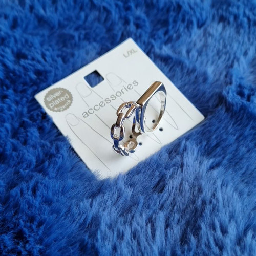 پک دوتایی انگشترباروکش نقره و ضد حساسیت ازبرنداکسسوری